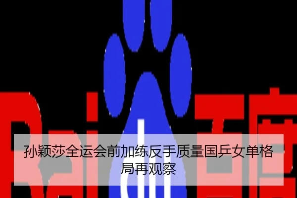 孙颖莎全运会前加练反手质量国乒女单格局再观察